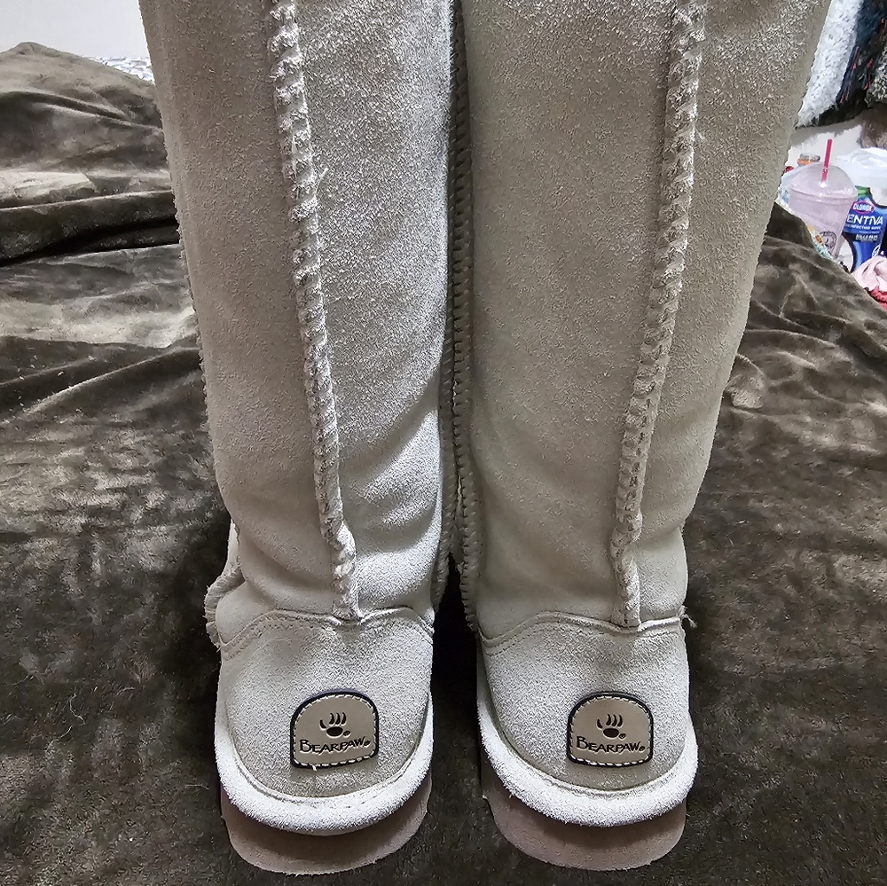 Bearpaw  Heather grey/ creme winter boots - Picture 5 of 12